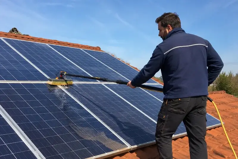 Nettoyage et entretien de panneaux solaires à Mallemort